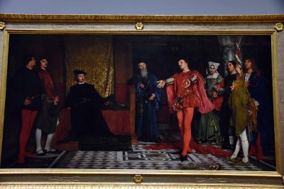 Actors in front of Hamlet (1872-1875) - Wladyslaw Czachórski - 7342