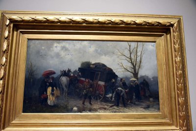 Accident on a Journey (1873) - Alfred Wierusz-Kowalski - 7380