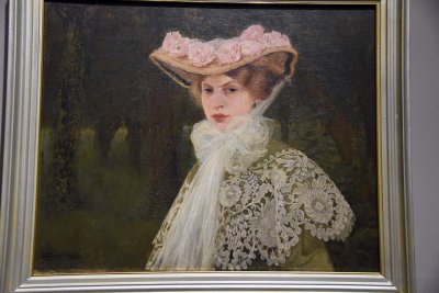 Portrait of the Artist's Wife Zofia Okun née Tolkemit (1904-1907) - Edward Okun - 7486