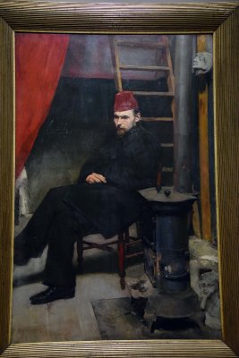 Portrait of the Sculptor Konstanty Laszczka (1894) - Józef Mehoffer - 7492