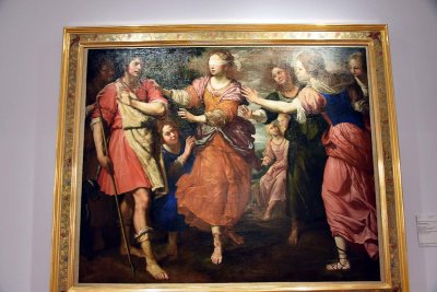 Blind Man's Buff. Scene from Pastor Fido, the pastoral drama by Giovanni Battista Guarini (16th-17h c.) - Matteo Rosselli - 7704