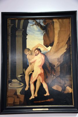 Hercules and Antaeus (16th c.) - Hans Baldung Grien - 7718