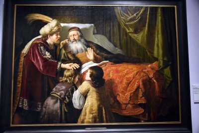 Jacob Blessing Ephraim and Manasseh, the Sons of Joseph (17th c.) - Jan Victors - 7743
