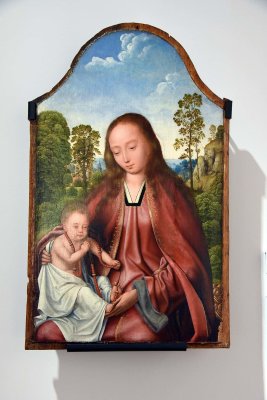 Virgin and Child in a Landscape (16th c.) - Follower of Quentin Metsys - 7762