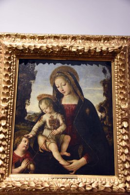The Virgin and Child with Saint John the Baptist (15th-16th c.) - Pinturicchio - 7766