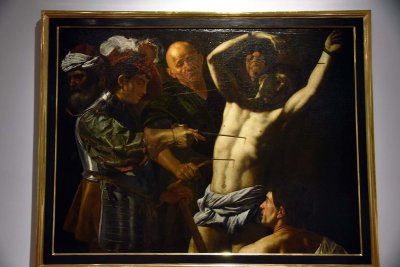 The Martyrdom of St Sebastian - Cecco del Caravaggio. Francesco Boneri? - 7804