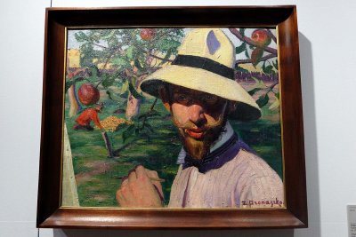 Self, in front of the Orchard (1914) - Zbigniew Pronaszko - 3759
