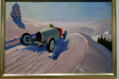 A Vehicle Against a Winter Landscape (1930) - Rafal Malczewski - 3810