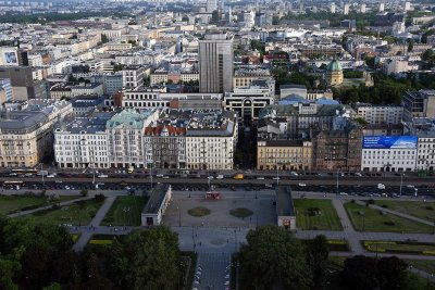 Marszalkowska Street, view from PKIN, Palace of Culture and Science - 7883