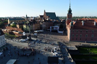 Royal Castle Square seen from St Anne's Church Tower - 8541