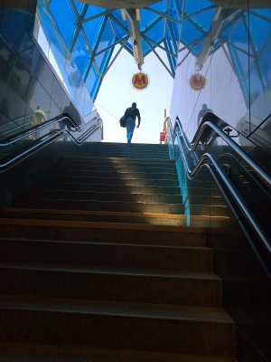 Metro entrance - 2002