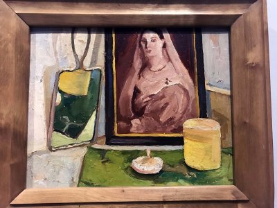 Still Life with a Portrait (1914-1918) - Zygmunt Waliszewski - 1602