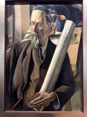 Portrait of An Architect (ca. 1919) - Zbigniew Pronaszko - 1619