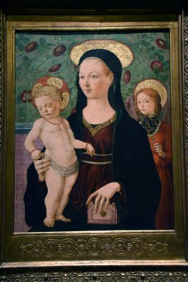 Virgin and Child with an Angel (ca 1460) - Francesco del Cossa? - 0757