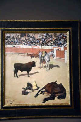 Bulls (Dead Horses) or 'A l'estiu, tota cuca viu' (1886) - Ramon Casas -  0939
