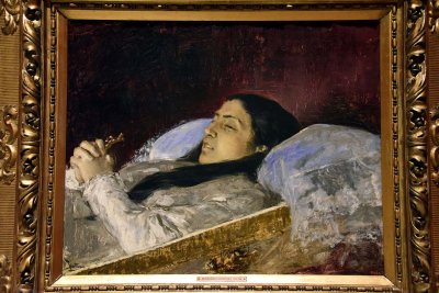 Miss Del Castillo on her Deathbed (1871) - Marià Fortuny - 0962