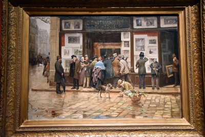 Public Exhibition of a Picture (1888) - Joan Ferrer Miró - 0969