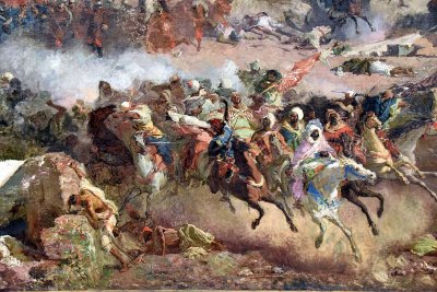 The Battle of Tetouan (1862-1866), detail - Marià Fortuny -  1043