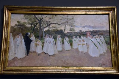 Procession of Schoolgirls (1890) - Joaquim Vayreda - 1065
