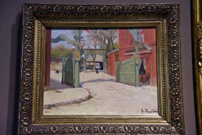 Entrance to the Park of the Moulin de la Galette (1891) - Santiago Rusiñol - 1103