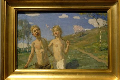 Chant de printemps (1901) - Janis Rozentals - Musée national des Beaux-Arts de Lettonie, Riga - 5439