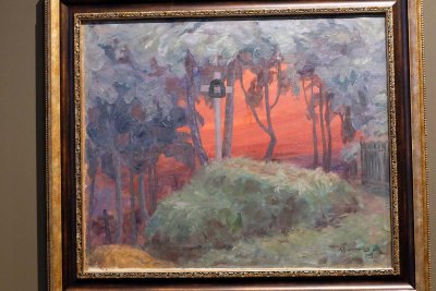 La Tombe de Povilas Visinski (1907) - Antanas Zmuidzinavicius - Musée d'art de Lituanie, Vilnius - 5492
