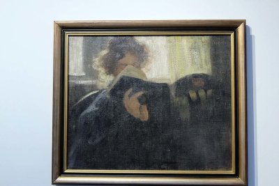 Près de la fenêtre (1904) - Johann Walter - Musée national des Beaux-Arts de Lettonie, Riga - 5497