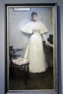 Portrait de Malvine Vignere. Soir (1898) - Janis Rozentals - Musée national des Beaux-Arts de Lettonie, Riga - 5501