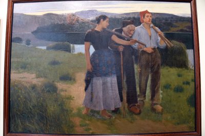 Returning from the Plot (1896) - Joan Llimona - 1209