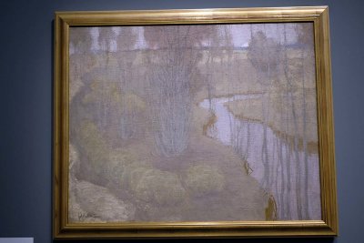Paysage avec rivière (1904) - Johann Walter - Musée national des Beaux-Arts de Lettonie, Riga - 5599