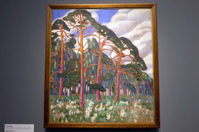 Motif de Forêt (1913) - Konrad Mägi - Musée d'Art d'Estonie, Tallinn - 5628