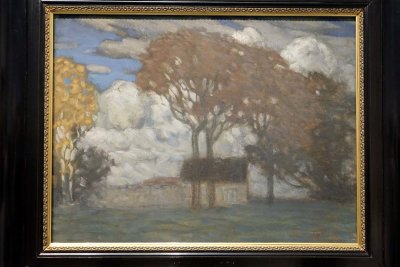 Paysage. Pensée d'Automne (1908) - Vilhelms Purvitis - Musée national des Beaux-Arts de Lettonie, Riga - 5640