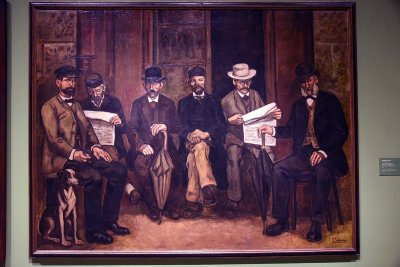 Gathering at the Apothecary's House (1914) - José Gutiérrez Solana - 1254