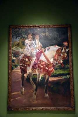 Portraits of Elena and Maria with Old-Fashioned Valencian Costumes (1908) - Joaquim Sorolla - 1262