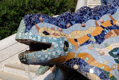 The Dragon on the Upper Fountain, Park Gell - 4394