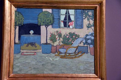 Garden with Rocking Chair (1910-1920) - Pere Torné Esquius - 1302