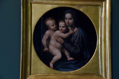 Madonna con Bambino e San Giovannino (1514-1515) - Raffaello Piccinelli, detto il Brescianino - 2763