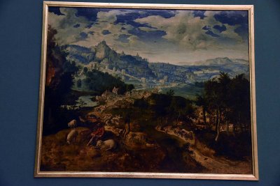 Paesaggio con Mosè davanti al roveto ardente (1531) - Henry met de Bles detto il Civetta - 2871