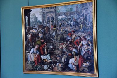 Mercato in piazza (16th c.) - Joachim Beuckelaer - 2900