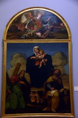 Madonna con i Santi Marco e Andrea; San Michele (1527-1530) - Marco Cardisco - 3378