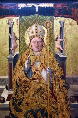 San Severino in trono (ca 1472) - Maestro di San Severino e Sossio - 3479
