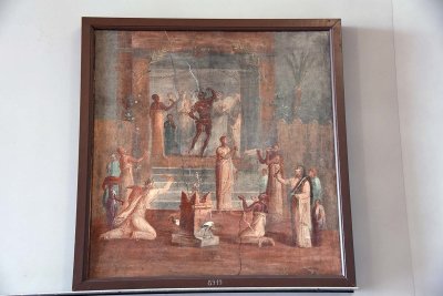 Isiac ceremony (early 1st c. AD) - Herculaneum - 3906