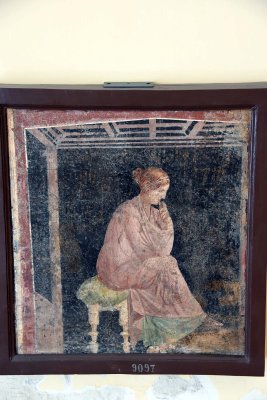 A woman thinking - Villa di Arianna. Stabiae - 3953