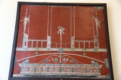 Fastigio con architetture - Herculaneum - 4049