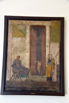 Eros indica Paride ad Elena - House of Jason - Pompeii - 4089