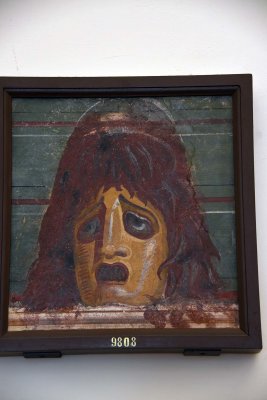 Tragic mask - Pompeii, from a house uncovered in 1763. Second Style decoration - 4105