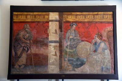 Hellenistic court - oecus of the Villa of Fannius Sinistor at Boscoreale - 4107