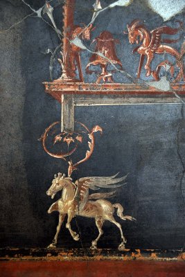 Detail of a fresco from Herculaneum - 4123