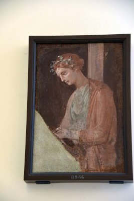 Fanciulla intenta a leggere - Pompeii - 4234
