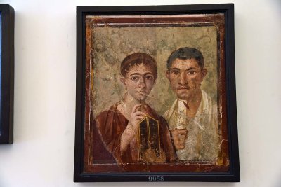 Paquio Proculo (Terentius Neo) e sua moglie - Pompeii - 4236
